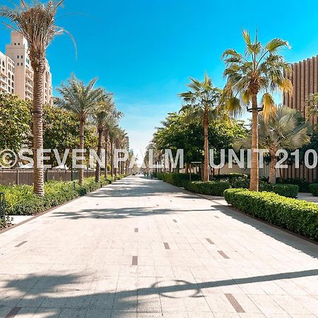 Luxus-Studio Mit Private Beach In Top-Lage, Meerblick & Infinity Pool! Dubai Eksteriør bilde