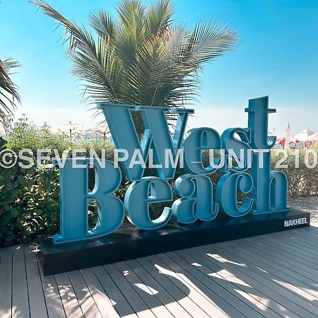 Luxus-Studio Mit Private Beach In Top-Lage, Meerblick & Infinity Pool! Dubai Eksteriør bilde