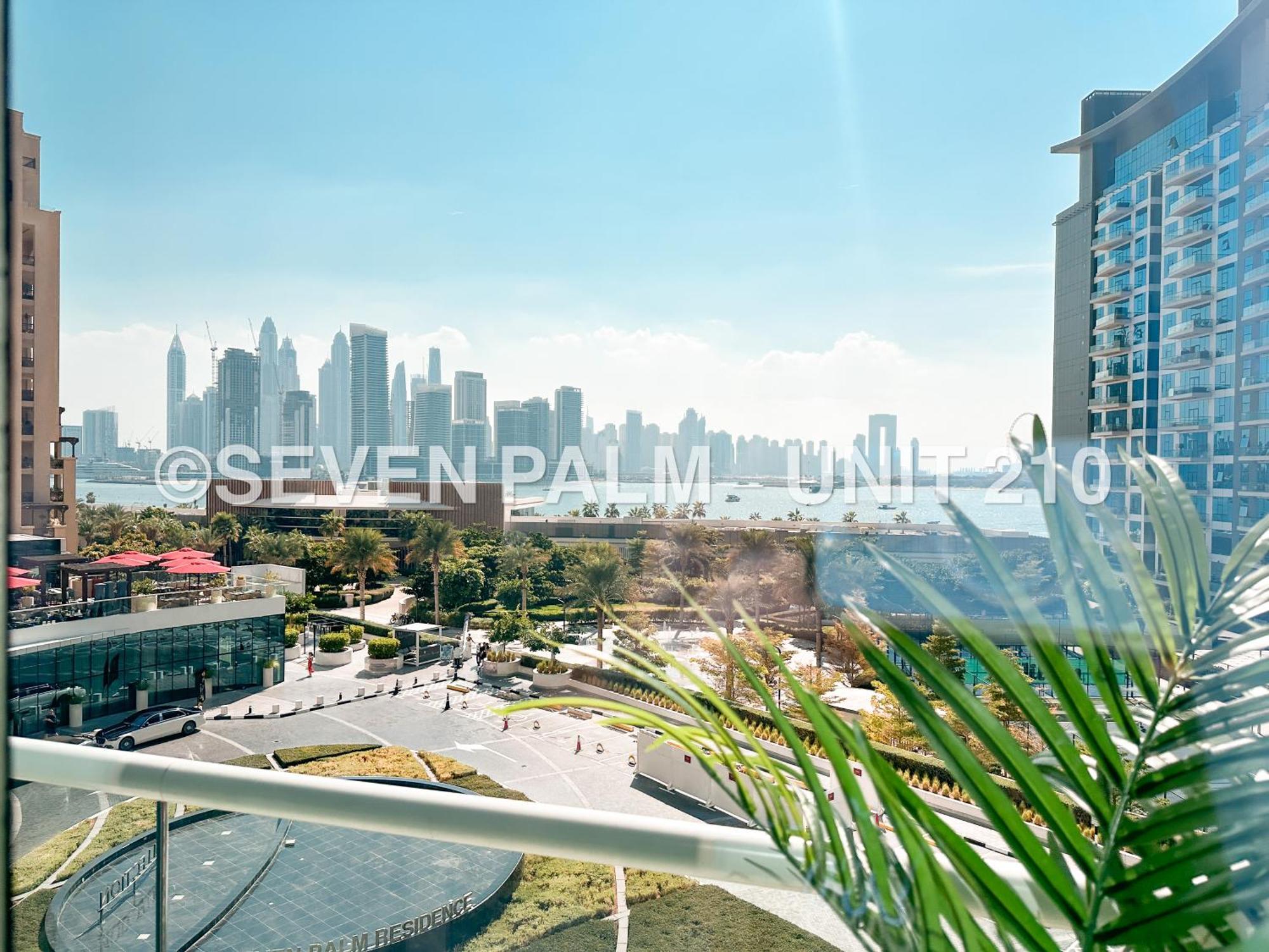 Luxus-Studio Mit Private Beach In Top-Lage, Meerblick & Infinity Pool! Dubai Eksteriør bilde