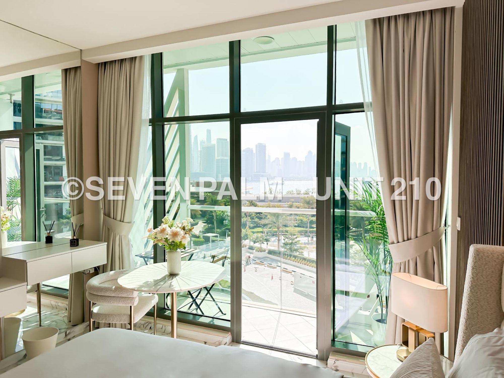 Luxus-Studio Mit Private Beach In Top-Lage, Meerblick & Infinity Pool! Dubai Eksteriør bilde
