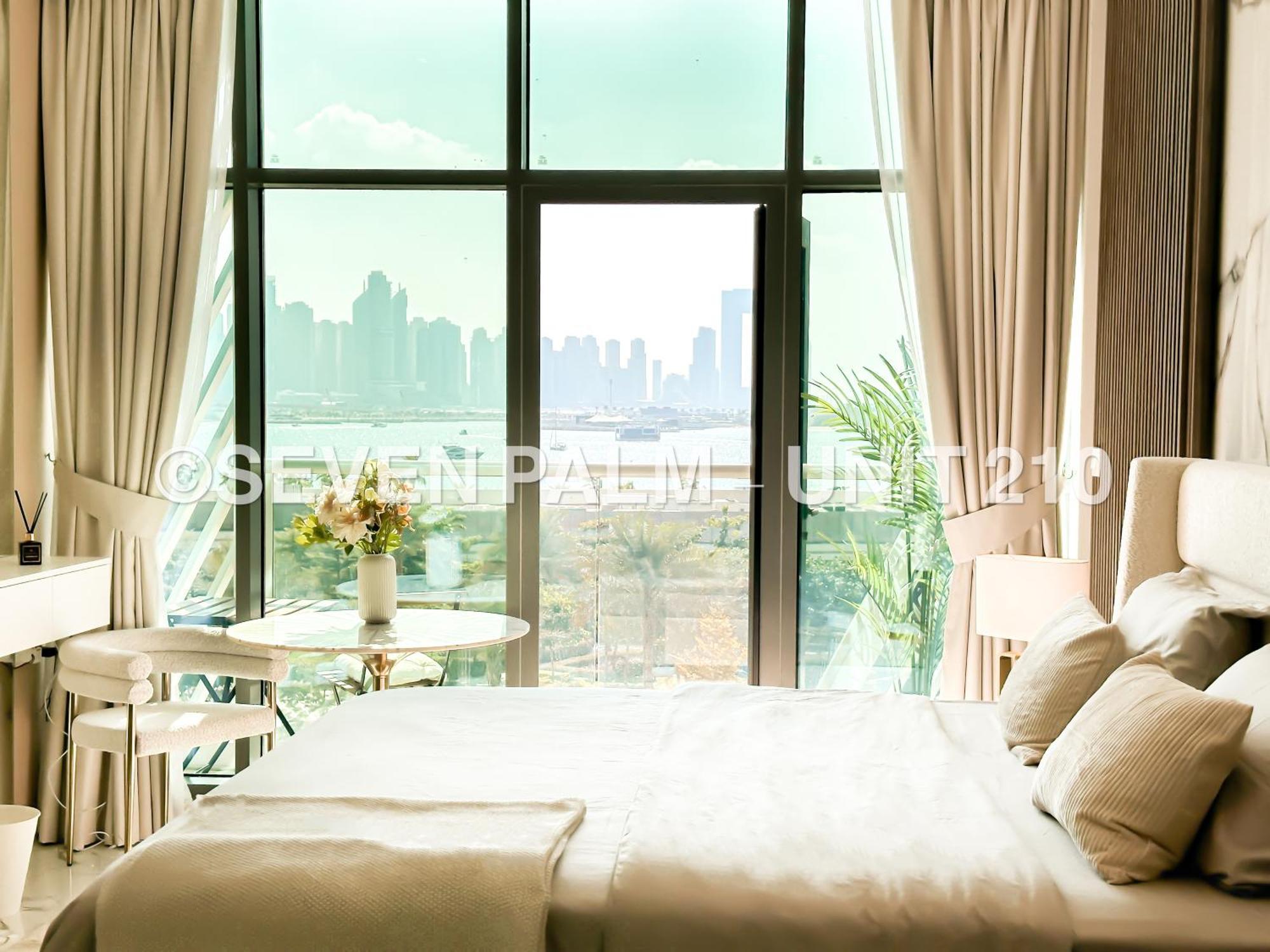 Luxus-Studio Mit Private Beach In Top-Lage, Meerblick & Infinity Pool! Dubai Eksteriør bilde